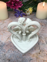 Laden Sie das Bild in den Galerie-Viewer, Guardian Angel Figurine Cherub Statue Resting on Heart Ornament Sculpture-Collectables:Fantasy, Myth & Magic:Mythical Creatures:Angels-OsirisTradingUK