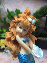 Load image into Gallery viewer, Mermaid with Shell Display Figurine Fantasy Marine Sea Ocean Creature Ornament-OsirisTradingUK