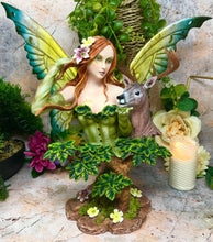 Load image into Gallery viewer, Large Fairy and Stag Companion Sculpture Statue Mythical Creatures Figure Gift-OsirisTradingUK