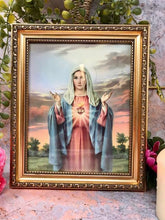 Load image into Gallery viewer, Laminated Framed Picture The Immaculate Heart of Mary Christianity Religious-OsirisTradingUK