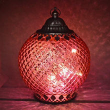 Load image into Gallery viewer, Moroccan Style LED Pink Lantern Home Decor Kitchen Lounge Ornament-OsirisTradingUK