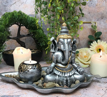 Load image into Gallery viewer, Buddha Ganesh Candle Holder Ornament Feng Shui Statue Oriental Home Decoration-OsirisTradingUK