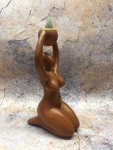 Load image into Gallery viewer, Mother Earth Gaia Statue Pagan Spiral Goddess Altar Wiccan Cone Incense Burner-OsirisTradingUK