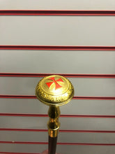Laden Sie das Bild in den Galerie-Viewer, Knight Templar Swaggering Cane Walking Stick Aid Red Cross Symbol Ideal Gift-OsirisTradingUK