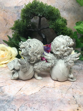 Load image into Gallery viewer, Pair of Guardian Angel Figurine Cherubs Statue Ornament Sculpture Statue Figures-Collectables:Fantasy, Myth & Magic:Mythical Creatures:Angels-OsirisTradingUK