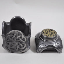Load image into Gallery viewer, Celtic Style Yin Yang Storage Box Bronze Effect Feng Shui Buddhist Gift
