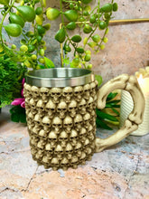 Load image into Gallery viewer, Skull Tankard Sculpture Figurine Gothic Horror Ornament Figure Decoration Gift-OsirisTradingUK