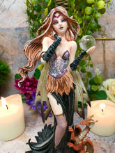 Load image into Gallery viewer, Dragon and Fairy with Crystal Ball Enchantress Figurine Statue Ornament Gift-OsirisTradingUK