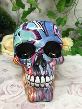 Load image into Gallery viewer, Novelty Graffiti Skull Ornament Figure Skulls Collection Sculpture Gothic Decor-OsirisTradingUK