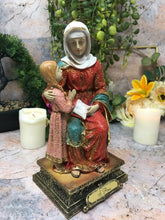 Laden Sie das Bild in den Galerie-Viewer, Heilige Anna Statue katholische Heilige Skulptur religiöse Santa Ana Ornament Figur