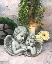 Load image into Gallery viewer, Guardian Angel Figurine Pair of Cherubs Grave Ornament Statue Ornament Sculpture-Collectables:Fantasy, Myth & Magic:Mythical Creatures:Angels-OsirisTradingUK