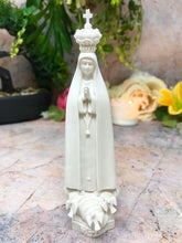 Laden Sie das Bild in den Galerie-Viewer, Blessed Virgin Mary Our Lady of Fatima White Statue Ornament Figurine for Home-OsirisTradingUK