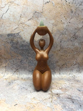 Load image into Gallery viewer, Mother Earth Gaia Statue Pagan Spiral Goddess Altar Wiccan Cone Incense Burner-OsirisTradingUK