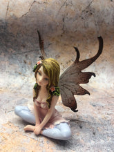 Load image into Gallery viewer, Pink Flower Fairy Figurine Mythical Statue Fantasy Ornament Fairies Collection