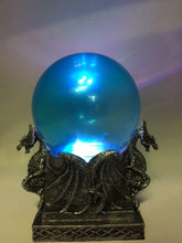 Laden Sie das Bild in den Galerie-Viewer, Dragon Orb Guardians with LED Light Fantasy Sculpture Mythical Ornament Dragons-OsirisTradingUK