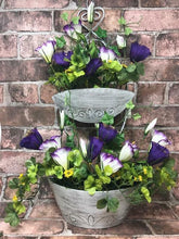 Load image into Gallery viewer, Artificial Flowers Hanging Basket Garden Decoration Outdoor Flower Arrangement