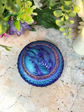 Laden Sie das Bild in den Galerie-Viewer, Blaue Drachenbox, mythische Skulptur, Drachensammlung, Ornament, geheimer Vorrat