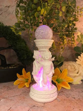 Load image into Gallery viewer, Guardian Angel Figurine Cherub Lamp Statue Ornament Light Sculpture Gift