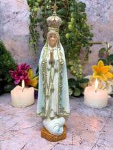 Laden Sie das Bild in den Galerie-Viewer, Glow in the Dark Blessed Virgin Mary Our Lady of Fatima Statue Luminous-OsirisTradingUK