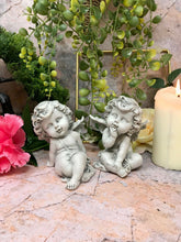 Load image into Gallery viewer, Pair of Guardian Angel Cherubs Figurine Cherub Statue Ornament Sculpture-Collectables:Fantasy, Myth & Magic:Mythical Creatures:Angels-OsirisTradingUK