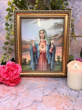 Load image into Gallery viewer, Laminated Framed Picture The Immaculate Heart of Mary Christianity Religious-OsirisTradingUK