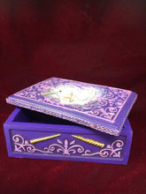 Load image into Gallery viewer, Purple Unicorn Fantasy Trinket Box Ornament Secret Stash Unicorn Collection-OsirisTradingUK