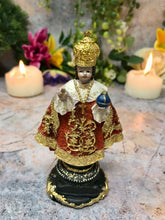 Load image into Gallery viewer, Infant of Prague Jesus Figurine Resin Statue Religious Ornament Sculpture