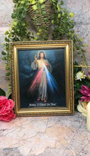 Load image into Gallery viewer, Laminated Framed Picture Divine Mercy Jesus Christianity Religious Decoration-OsirisTradingUK