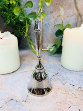 Laden Sie das Bild in den Galerie-Viewer, Silver Pentagram Bell Wiccan Supplies Pagan Gift Ritual Altar Pentacle-OsirisTradingUK