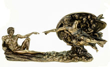 Laden Sie das Bild in den Galerie-Viewer, Genesis Sculpture God and Adam Statue Sixtine Chapel Michelangelo Bronze Effect-OsirisTradingUK