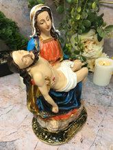 Load image into Gallery viewer, La Pieta Statue Of The Virgin Mary Holding Jesus Religious Ornament Sculpture