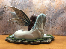 Laden Sie das Bild in den Galerie-Viewer, Large Fairy and Unicorn Companion Sculpture Statue Mythical Creatures Figure-OsirisTradingUK