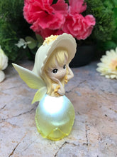 Load image into Gallery viewer, Adorable Angel Baby Girl with Led Light Yellow Figurine Fantasy Fairy Collection-OsirisTradingUK