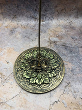 Load image into Gallery viewer, Green Man Incense Burner Wiccan Altar Ornament Pagan Sculpture-OsirisTradingUK