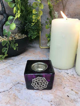 Load image into Gallery viewer, Small Crown Chakra Symbol Candle Holders Reiki Healing-OsirisTradingUK