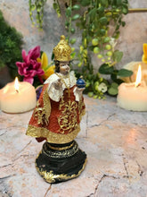 Load image into Gallery viewer, Infant of Prague Jesus Figurine Resin Statue Religious Ornament Sculpture