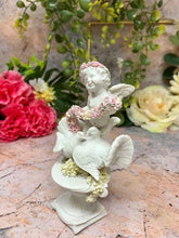 Charger l'image dans la galerie, Guardian Angel Figurine Cherub and Dove Companions Statue Ornament Sculpture-Collectables:Fantasy, Myth & Magic:Mythical Creatures:Angels-OsirisTradingUK
