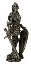 Load image into Gallery viewer, Templar Knight Standing with Sword & Shield Statue Ornament Medieval Sculpture