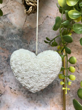 Load image into Gallery viewer, Pair of Angel Hearts with Roses Wall Hanging Decoration Gift Ornament-OsirisTradingUK