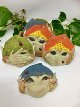 Load image into Gallery viewer, Set of 6 Pixie Face Coasters Decoration Ornament Elf Goblin Pixies Decor-OsirisTradingUK