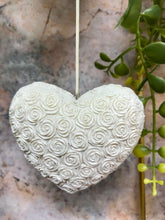 Load image into Gallery viewer, Pair of Angel Hearts with Roses Wall Hanging Decoration Gift Ornament-OsirisTradingUK