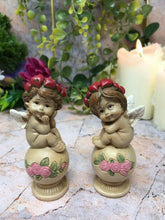 Load image into Gallery viewer, Pair of Guardian Angel Figurine Cherubs Statue Ornament Sculpture Gift-Collectables:Fantasy, Myth & Magic:Mythical Creatures:Angels-OsirisTradingUK