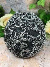Load image into Gallery viewer, Floral Decay Black Silver Skull Figure Skulls Collection Sculpture Gothic Decor-OsirisTradingUK