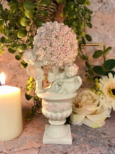Load image into Gallery viewer, Guardian Angel Figurine Cherub with Flowers Statue Ornament Sculpture Gift