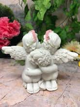 Load image into Gallery viewer, Guardian Angel Figurine Kissing Cherubs Statue Ornament Sculpture Gift