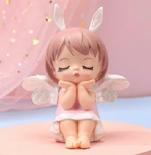 Laden Sie das Bild in den Galerie-Viewer, Adorable Peaceful Angel Baby Girl Resting Sculpture Figurine Fantasy-OsirisTradingUK