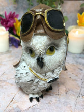 Charger l'image dans la galerie, Comical Steampunk Owl Sculpture Figurine Home Decoration Statue Owls-OsirisTradingUK