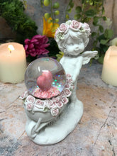 Load image into Gallery viewer, Guardian Angel Figurine Cherub with Heart Statue Ornament Sculpture Water Ball-Collectables:Fantasy, Myth & Magic:Mythical Creatures:Angels-OsirisTradingUK
