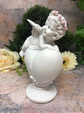 Load image into Gallery viewer, Guardian Angel Figurine Cherub on Heart Statue Ornament Sculpture Gift-Collectables:Fantasy, Myth & Magic:Mythical Creatures:Angels-OsirisTradingUK