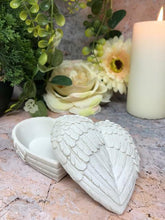 Load image into Gallery viewer, Beautiful Angel Wings Heart Shaped Box Keepsake Special Gift New Age-OsirisTradingUK